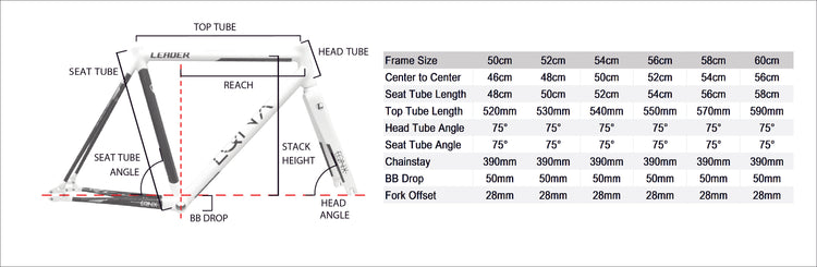 2024 EQNX frameset – LEADER BIKES